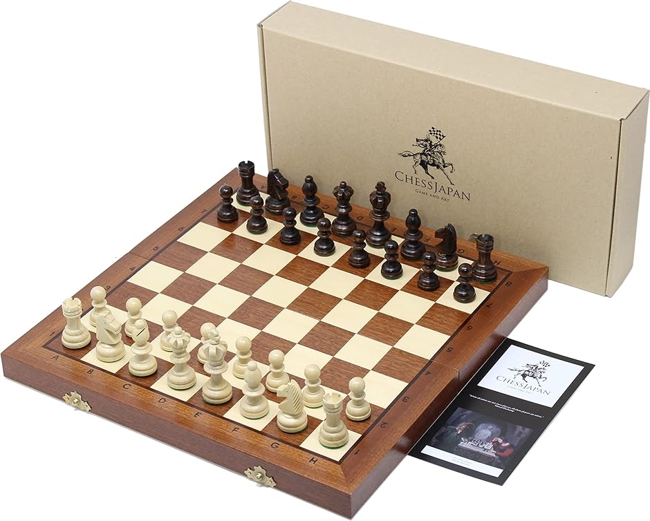 ChessJapan チェスセット オリンピアード 35cm 木製( マルチカラー) :2B6D36H2SY:ゼブランドショップ