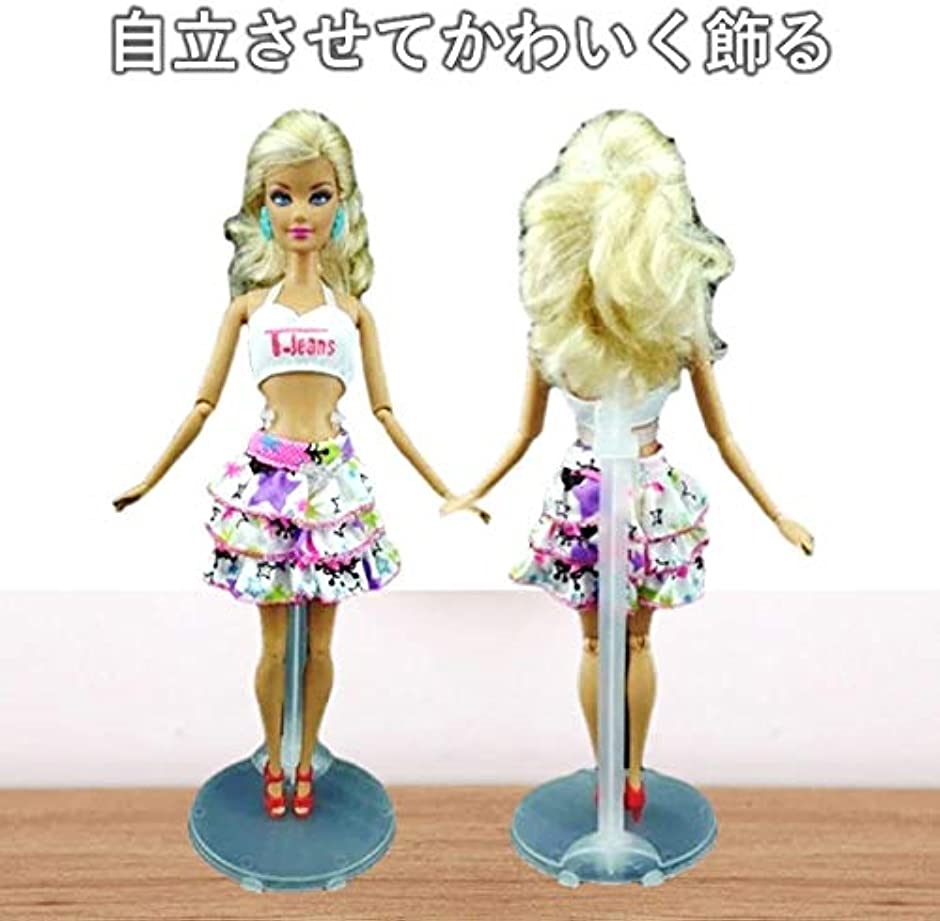 ドール用スタンド 人形 ドール展示スタンド リカちゃん ジェニーちゃん( 10個)｜zebrand-shop｜03