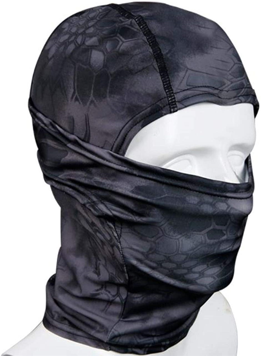 迷彩 目出し帽 3Way フェイスマスク スポーツ ネックゲートル ネックガード メンズ レディース フリーサイズ MDM(グレー　迷彩)｜zebrand-shop