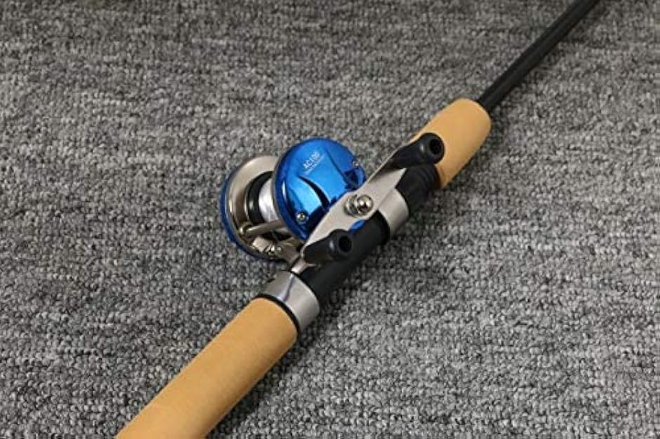穴釣り用釣竿セット コンパクトロッド 両軸リール 100cm ブラクリ 海水