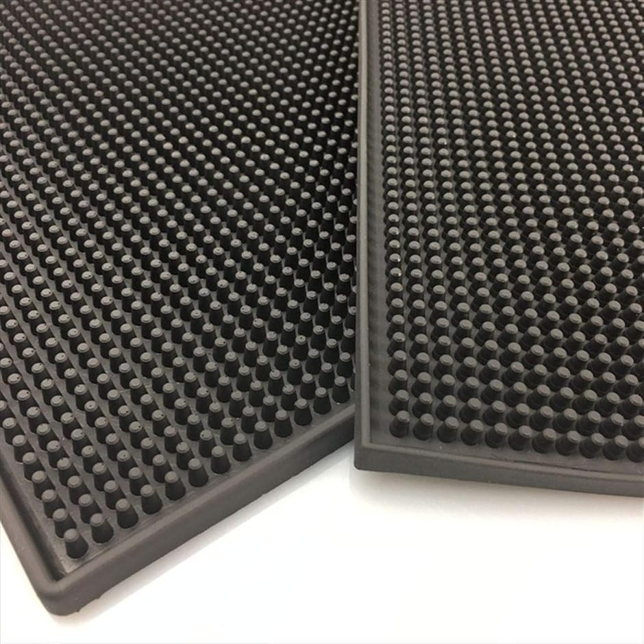 グラス用マット バーマット 水切りマット バーカウンター PVC (黒