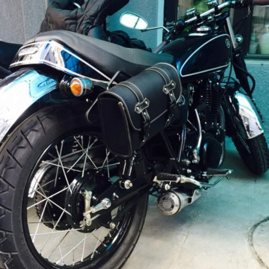 サイドバッグ ツールバッグ ツールポーチ オートバイ バイク 汎用 雨に強い 合成革仕様 取り付けベルト２本付き 工具 収納 ツーリング｜zebrand-shop｜05