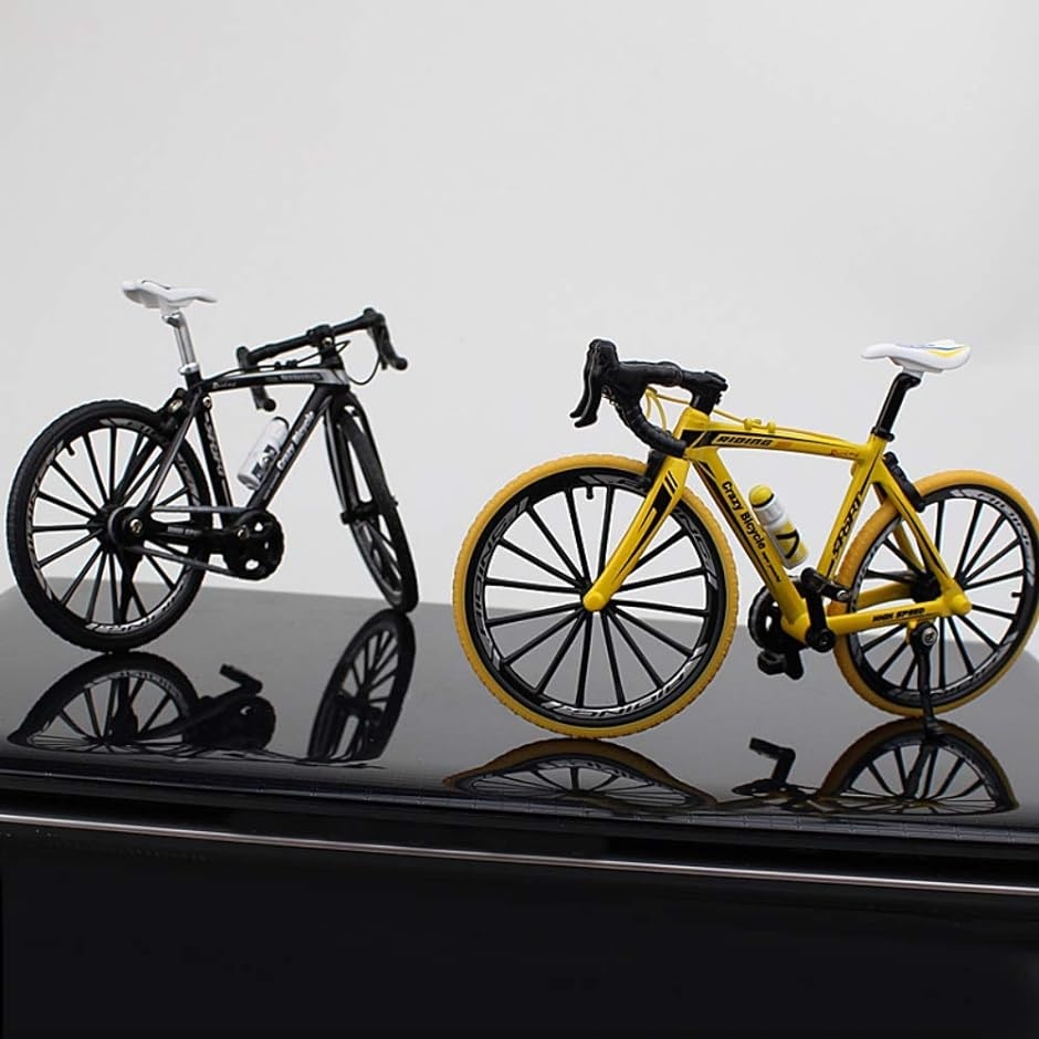 morytrade 自転車 おもちゃ ロードバイク 模型 ダイキャストかー 1/10 ロードレーサー( 黒)｜zebrand-shop｜07