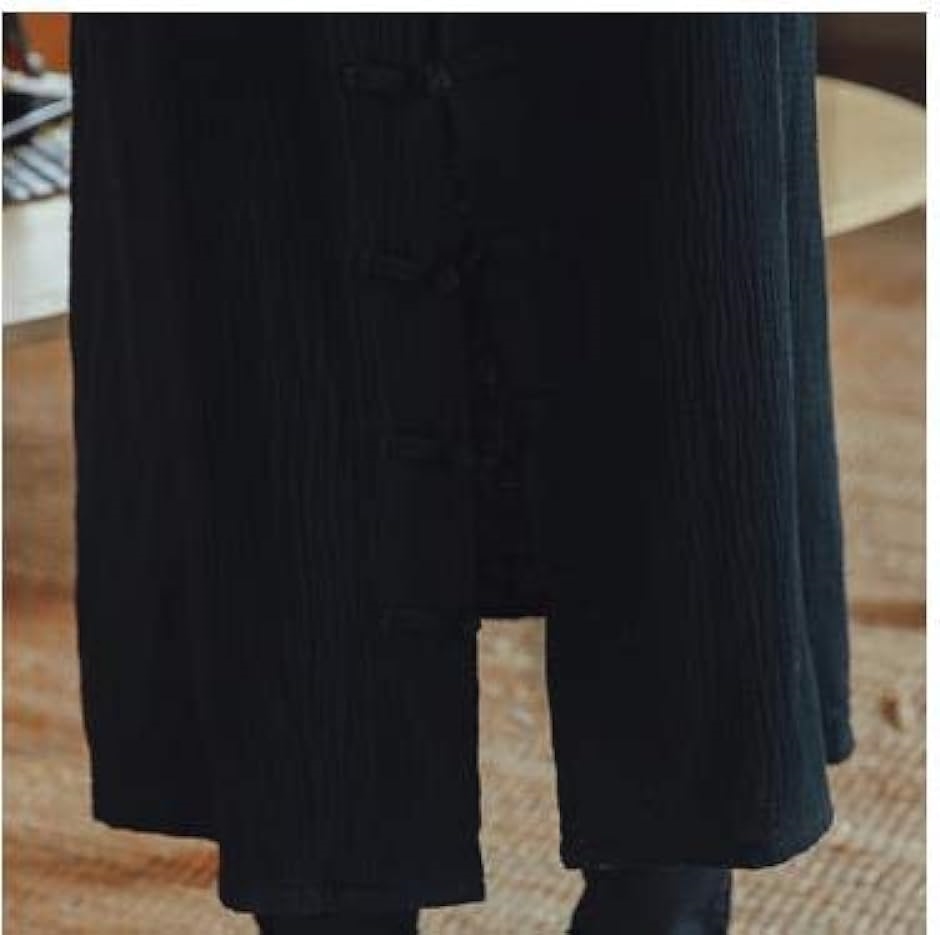 フード付き 長袖 ロングスリーブ カーディガン メンズ ながそで 長そで 袖あり そであり コーディガン 黒色( ブラック,  L)｜zebrand-shop｜07