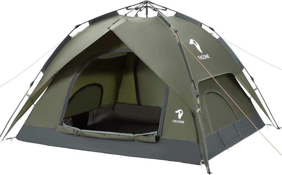 テント ワンタッチテント 2WAY 4人用 設営簡単 コンパクト 軽量