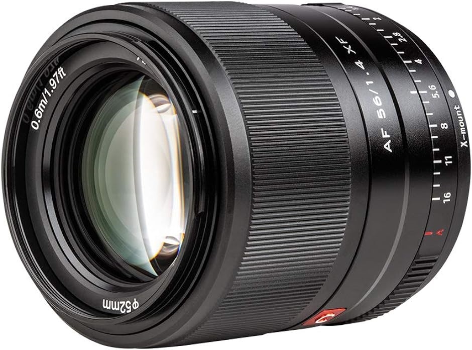 Viltrox 56mm F1.4 STM 大口径 単焦点レンズ Fujifilm Xマウント オートフォーカス( ブラック)｜zebrand-shop