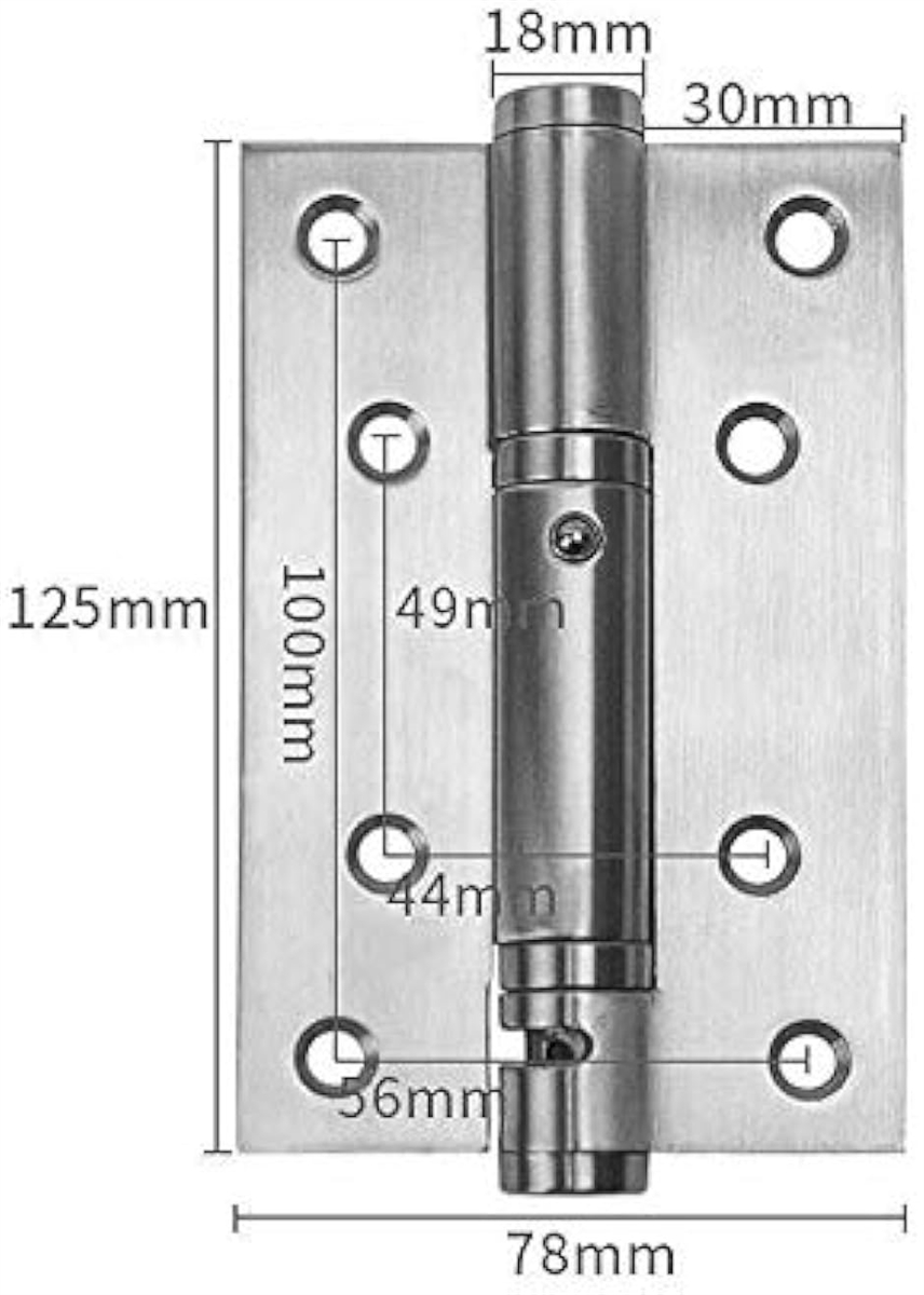 蝶番 丁番 ヒンジ スプリング蝶番 ステンレス製( 位置決め+バッファ機能5inch)｜zebrand-shop｜02