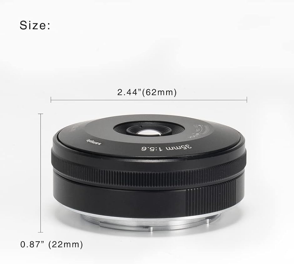 35mm F5.6 パンケーキレンズ フルサイズ 広角レンズ( ソニーE) : ゼ