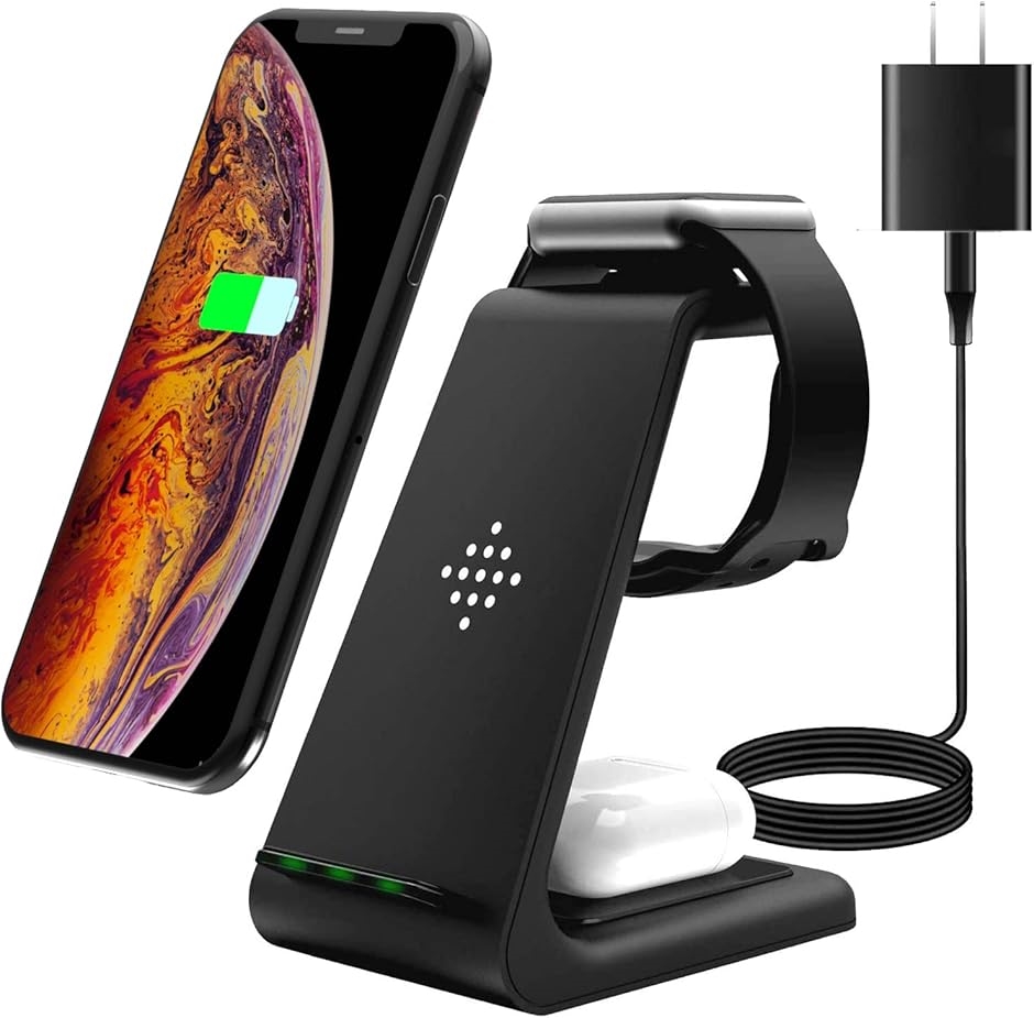 �y�݊��i�zSHARE BEAUTY ���C�����X�[�d�� �u�������[�d Qi�X�}�z�@��S�Ή� 3in1�}���[�d �� MDM(Black)