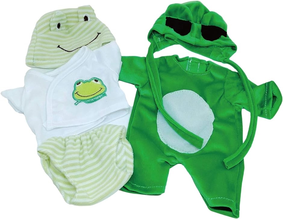 morytrade 人形 赤ちゃん人形 乳児 新生児 おもちゃ 沐浴 にんぎょう リアル 30cm( 緑の服セット（カエルとくま）)｜zebrand-shop