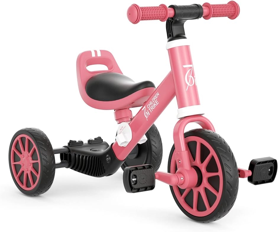 三輪車 キッズ 2-4歳 3in1 子供用 ベビーストライダーに変身可能