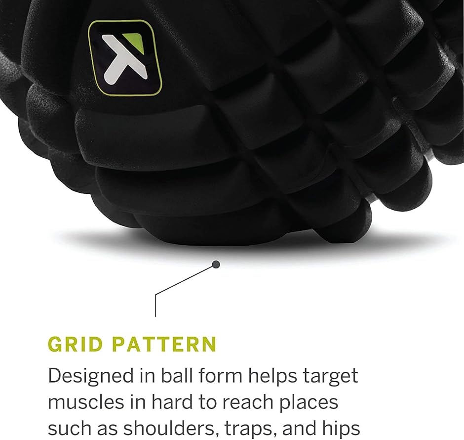 マッサージボール フォームローラー ストレッチボール 筋膜リリース GRID X Ball 直径12.7cm ハード｜zebrand-shop｜06