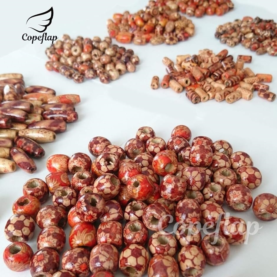 500個 ウッドビーズ 零れ ミックス 木製ビーズ アクセサリー( 500個) 