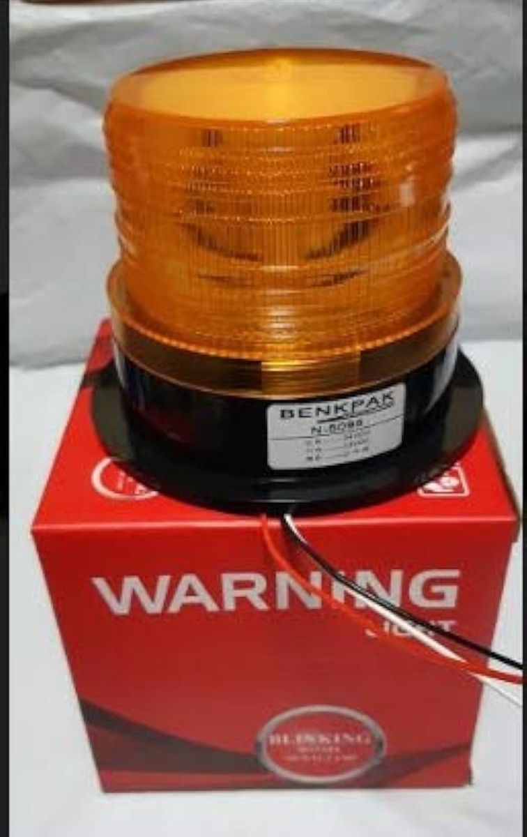 高輝度 軽量 警告灯 12/24V 兼用 フラッシュ ストロボ LED( オレンジ)｜zebrand-shop｜05