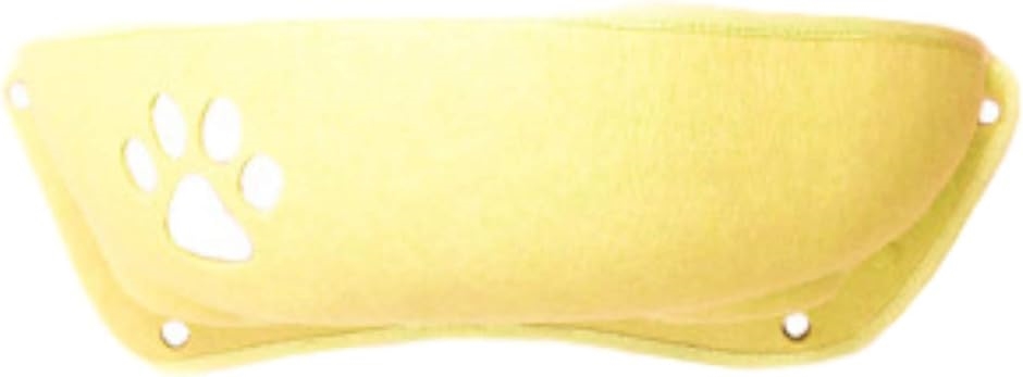 ネコ ネコベッド ネコ用ベッド 窓 ハンモック フェルト ねこハンモック( 黄色)
