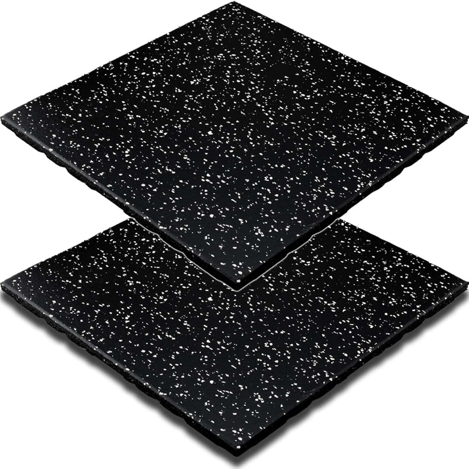 ジム マット トレーニング フィットネス フロア 床(2枚, 50cmx50cm