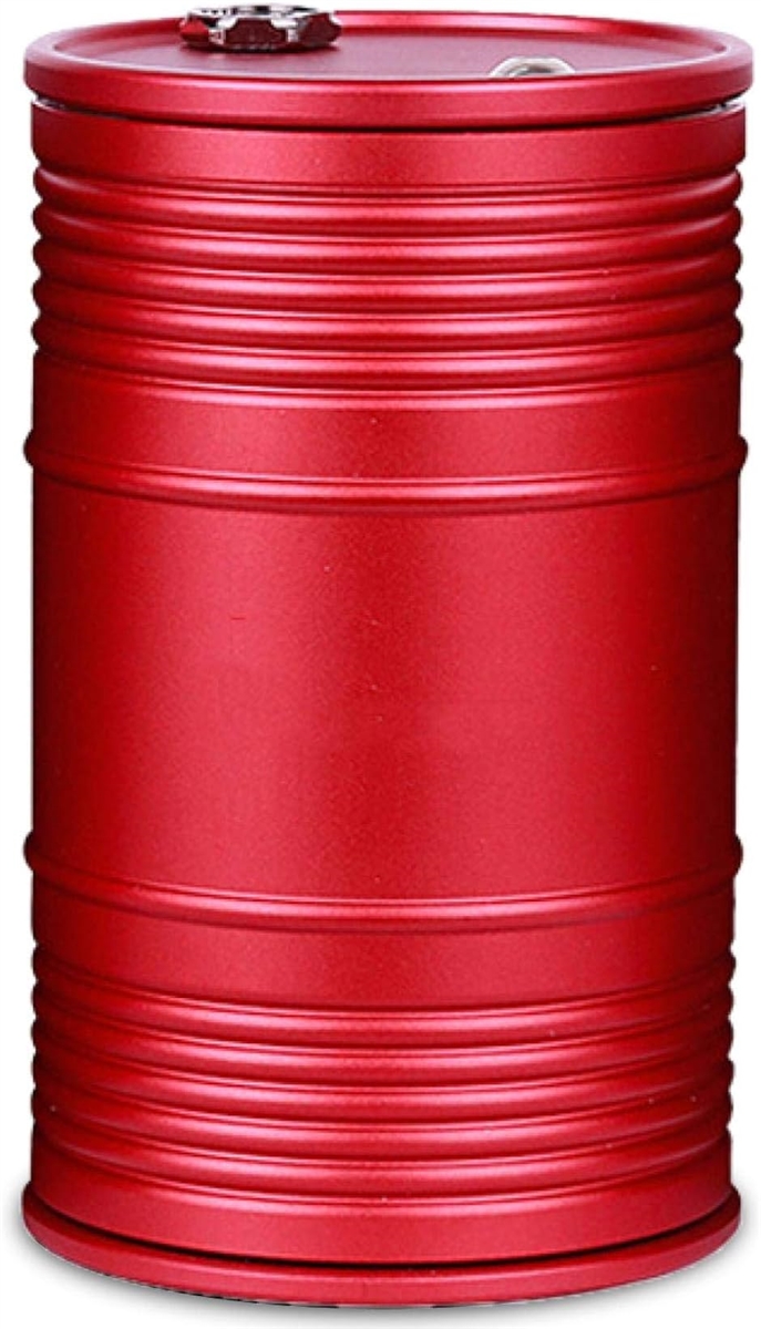 灰皿 車 ふた付き ドラム缶 携帯灰皿 赤( 赤)｜zebrand-shop
