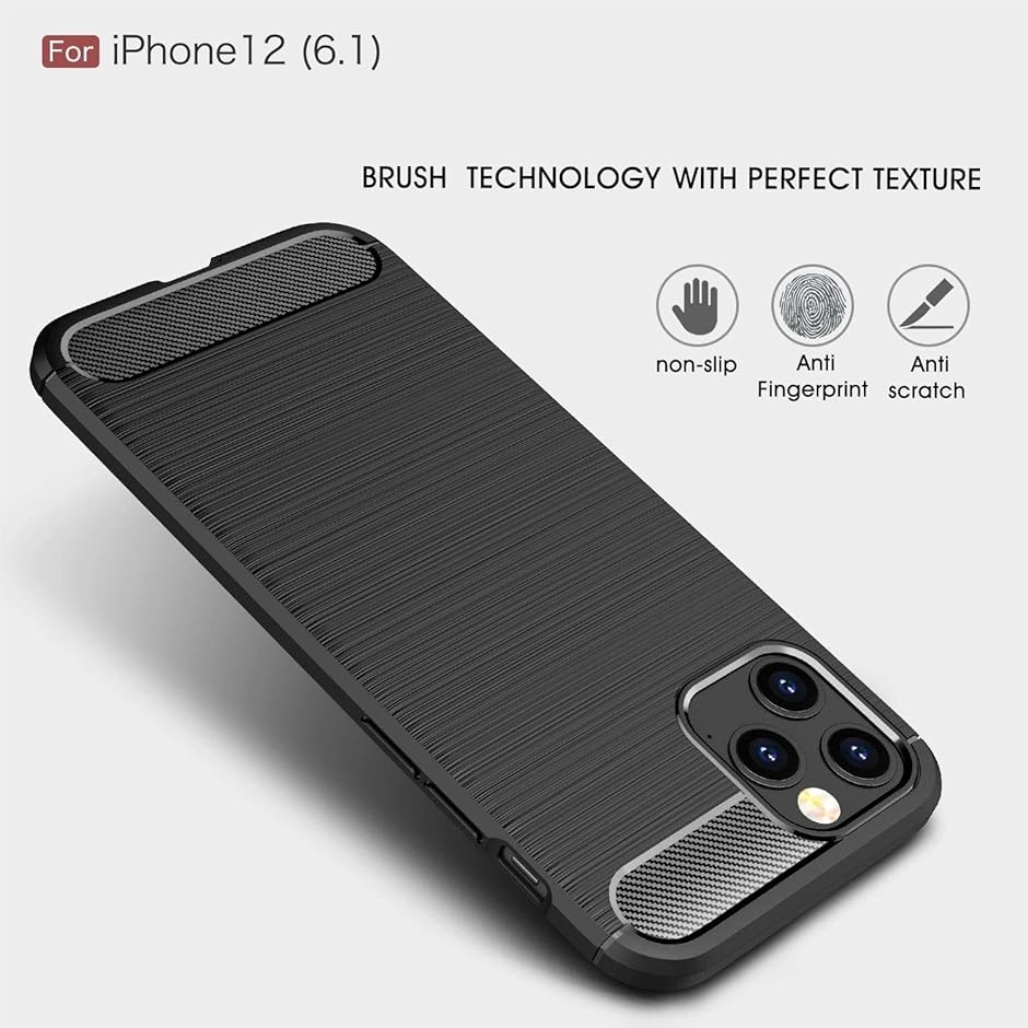 スマホリングスタンド付GTOスマートフォンケース Qi充電対応 ワイヤレス充電対応 炭素繊維( iPhone 12 Pro Max)｜zebrand-shop｜03