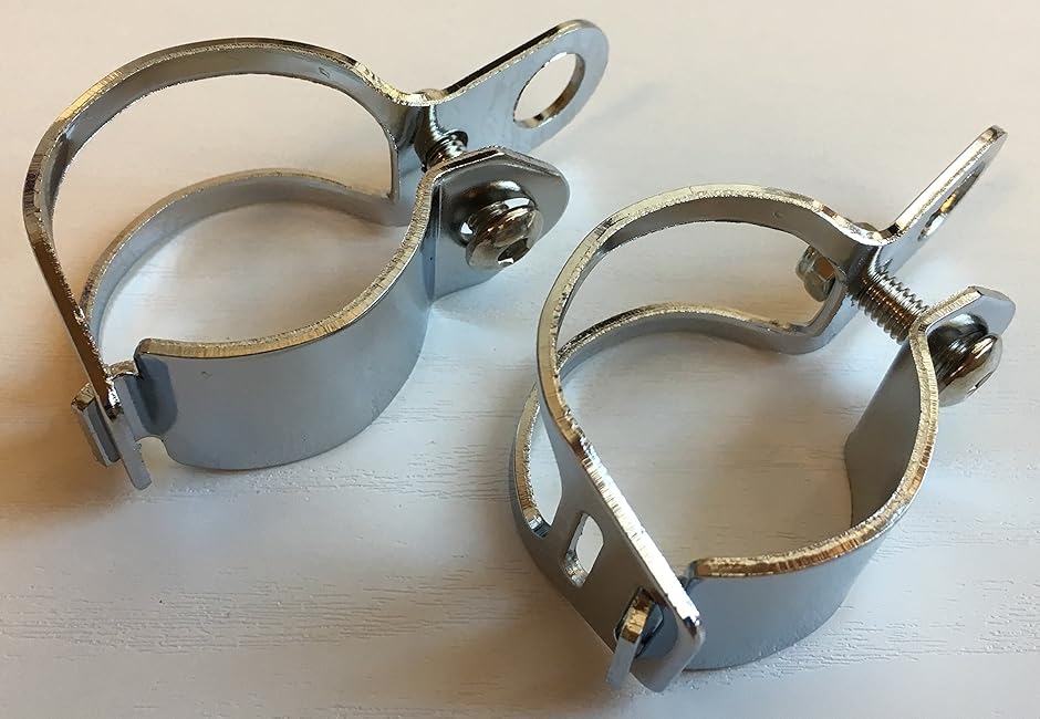 ウインカーフォーククランプ 2個セット 真鍮製　z1 z2 マッハ Z1 Z2 純正タイプ ウインカー アンバー ショートステー付 2個セット