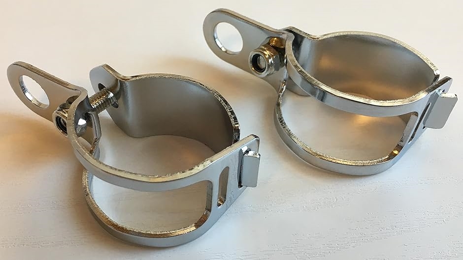 互換品】 汎用 ウインカー 2個セット フォーク クランプ
