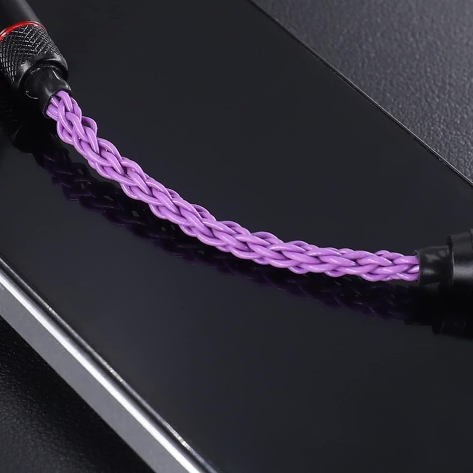 変換ケーブル バランス接続ケーブル ジャック 4.4mm 五極 オス＞ 三極