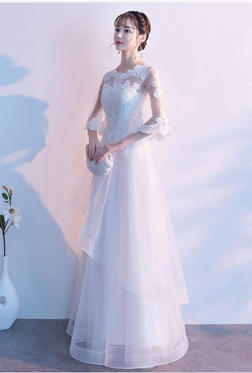 可愛い ウェディングドレス 二次会ドレス 結婚式 プリンセスライン 