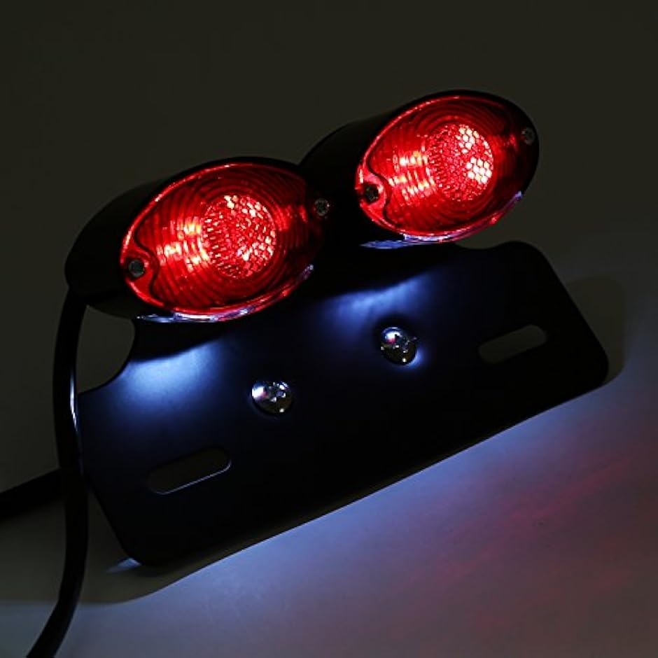 バイク用 テールランプ 2灯型 LED 汎用 テールライト モンキー