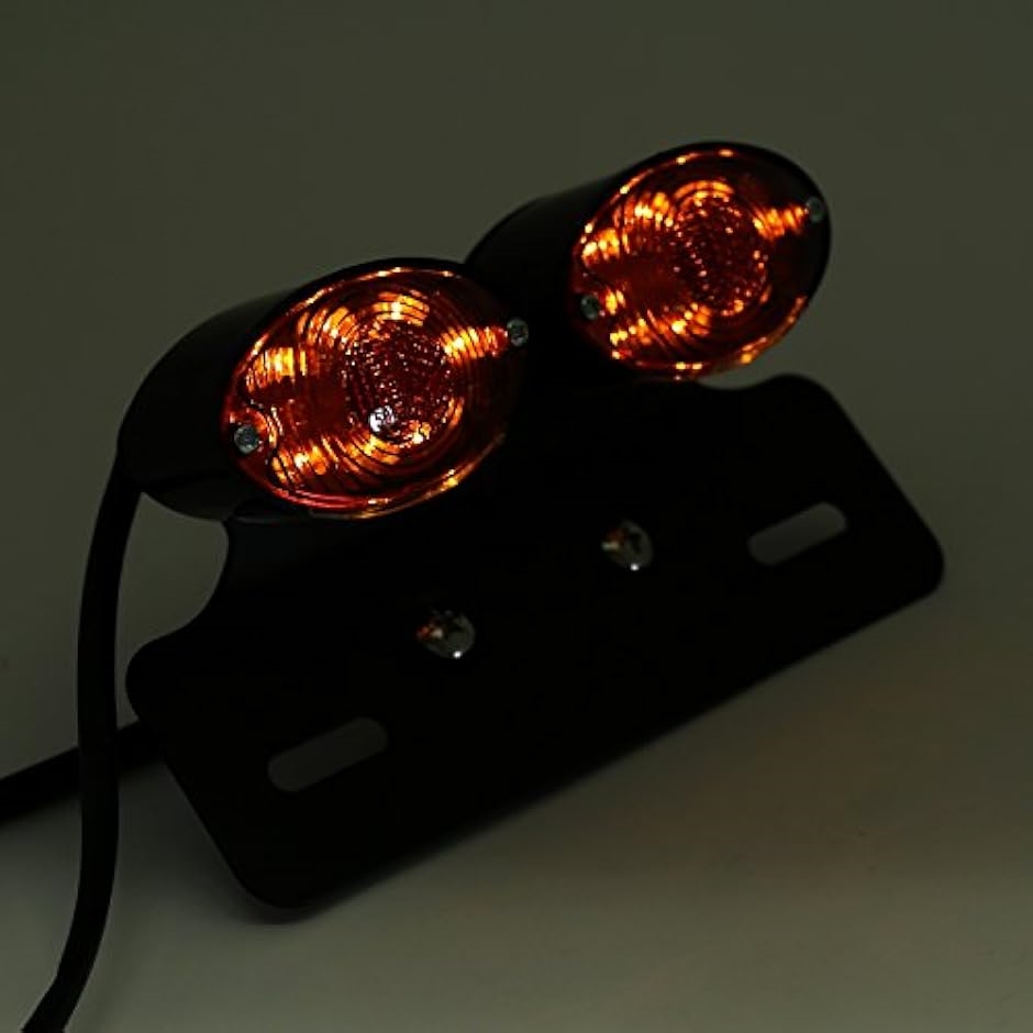 バイク用 テールランプ 2灯型 LED 汎用 テールライト モンキー