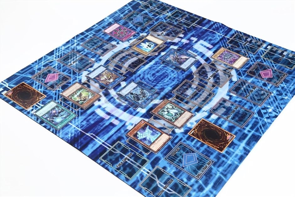 遊戯王マット 　電脳系統 遊戯王 新マスタールール プレイマット ラバーマット リンク召喚 EX