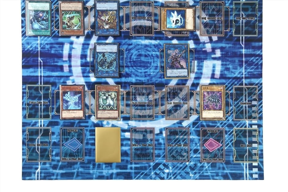 遊戯王マット 　電脳系統 遊戯王 新マスタールール プレイマット ラバーマット リンク召喚 EX
