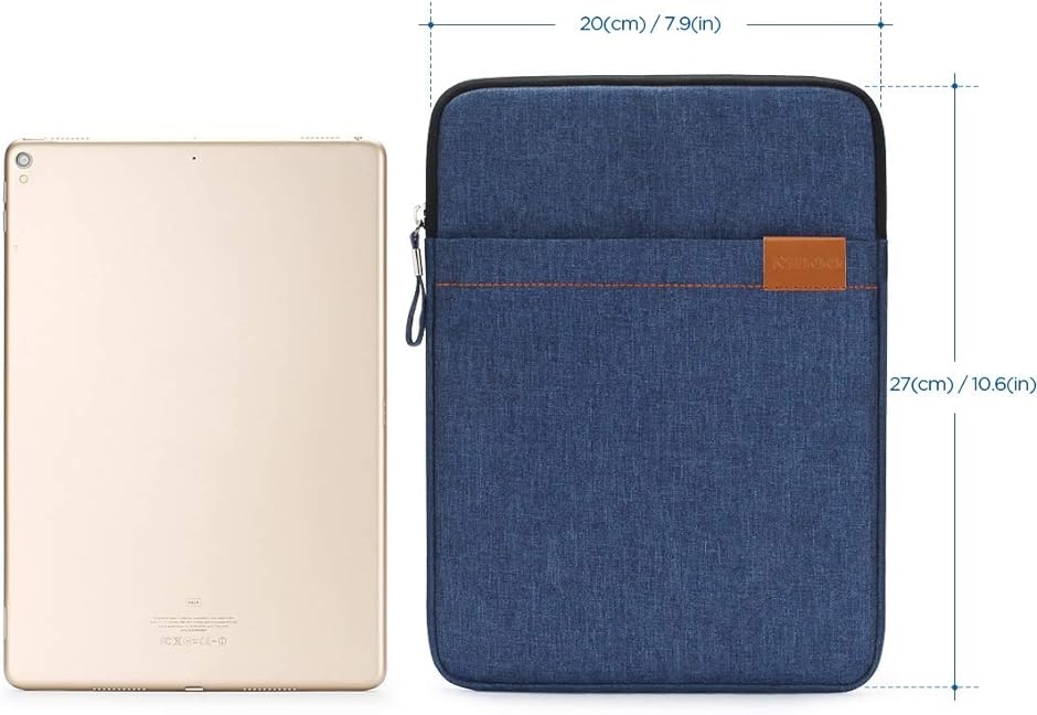 タブレットケース ラップトップケース iPad カバー ポケット 持ち運び( ブルー,  10 Tablet / 9.7-11)｜zebrand-shop｜03