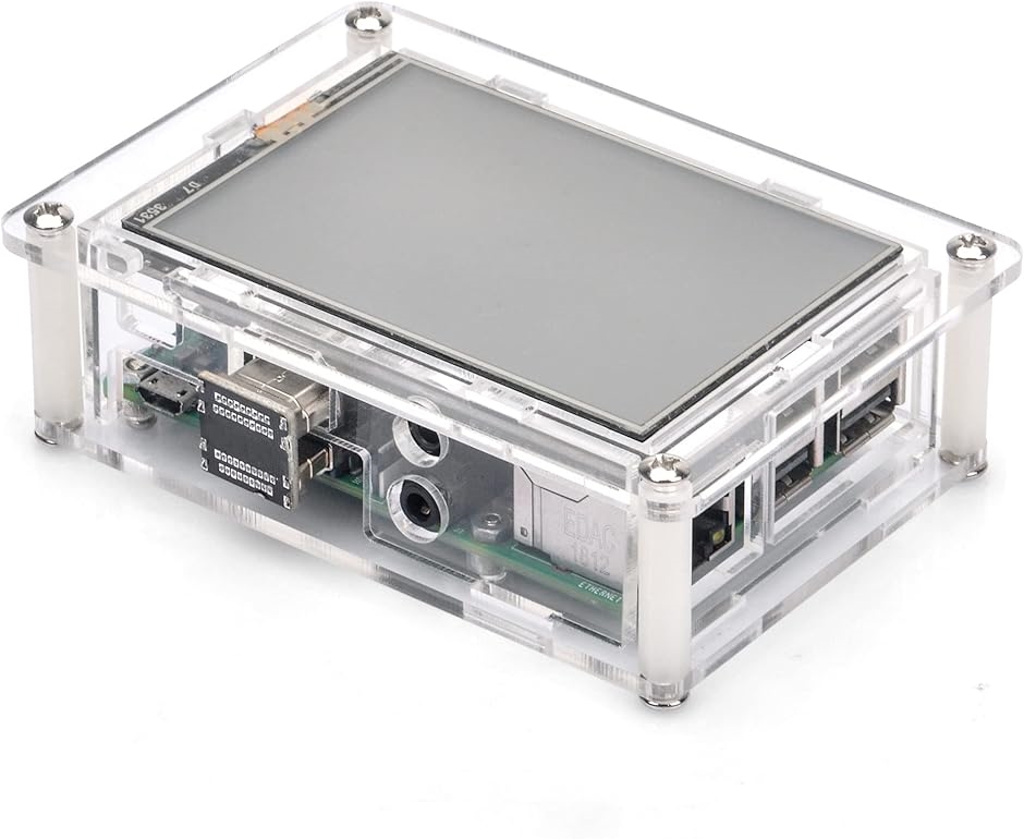y݊iz HDMI 3.5 C` LCD fBXvC IPS j^[ Raspberry(3.5 HDMI LCD+NAP[X)