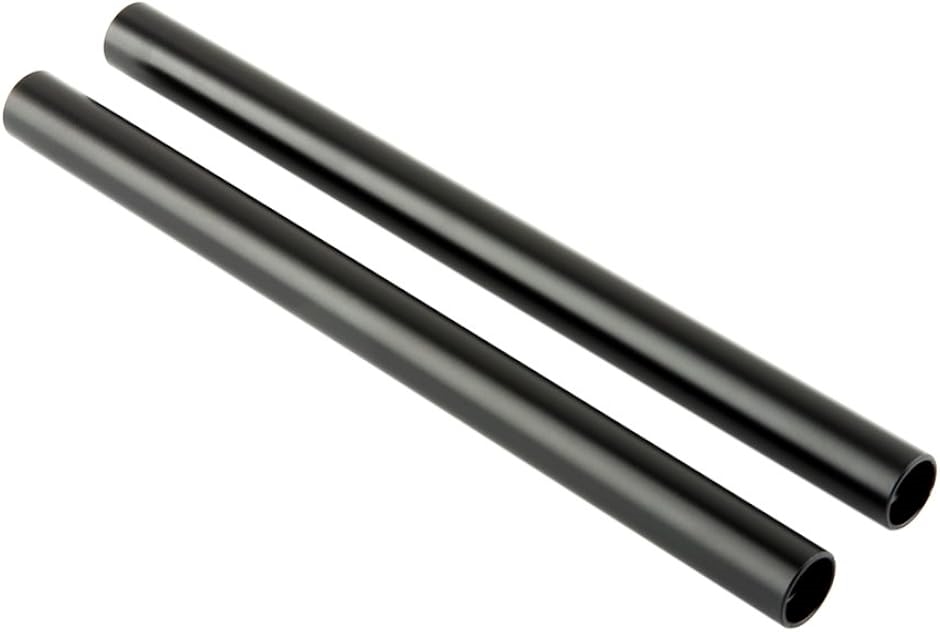 カメラロッド カメラ15mmロッド 2本セット 長さ20cm M12 Thread 穴外径15mm Rod MDM(20cmロッド—R051)