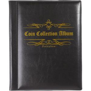 コイン コレクション アルバム 古銭 メダル 貨幣 収集ファイル 収納 保存用ホルダー 250枚( ブラック)