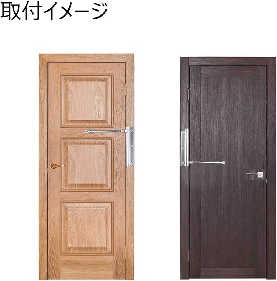 ドアクローザー 室内 ドアの解放防止用ミニドアクローザー トイレドア 部屋ドア 軽いドア 左右兼用タイプ( 黒色,  黒色)｜zebrand-shop｜03