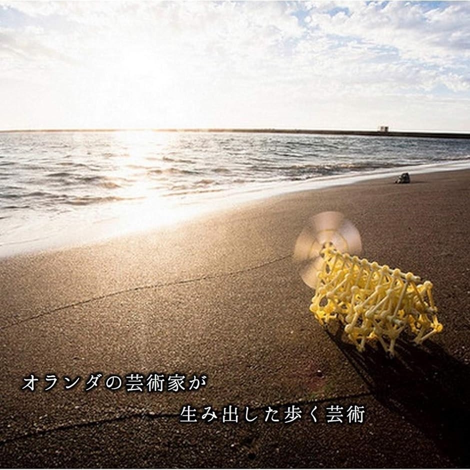 風力歩行 ロボット ストランドビースト 組み立てキット PDF日本語説明書( ベージュ,  19.5cm幅13.5 cm高さ17cm)｜zebrand-shop｜03