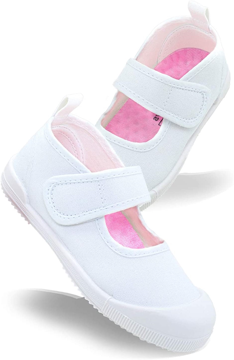 ハーモニズ 上履き 子供 上靴 キッズ シューズ 男の子 女の子 白 15.5(ピンク, 15.5 cm/日本サイズ15.0 cm相当)