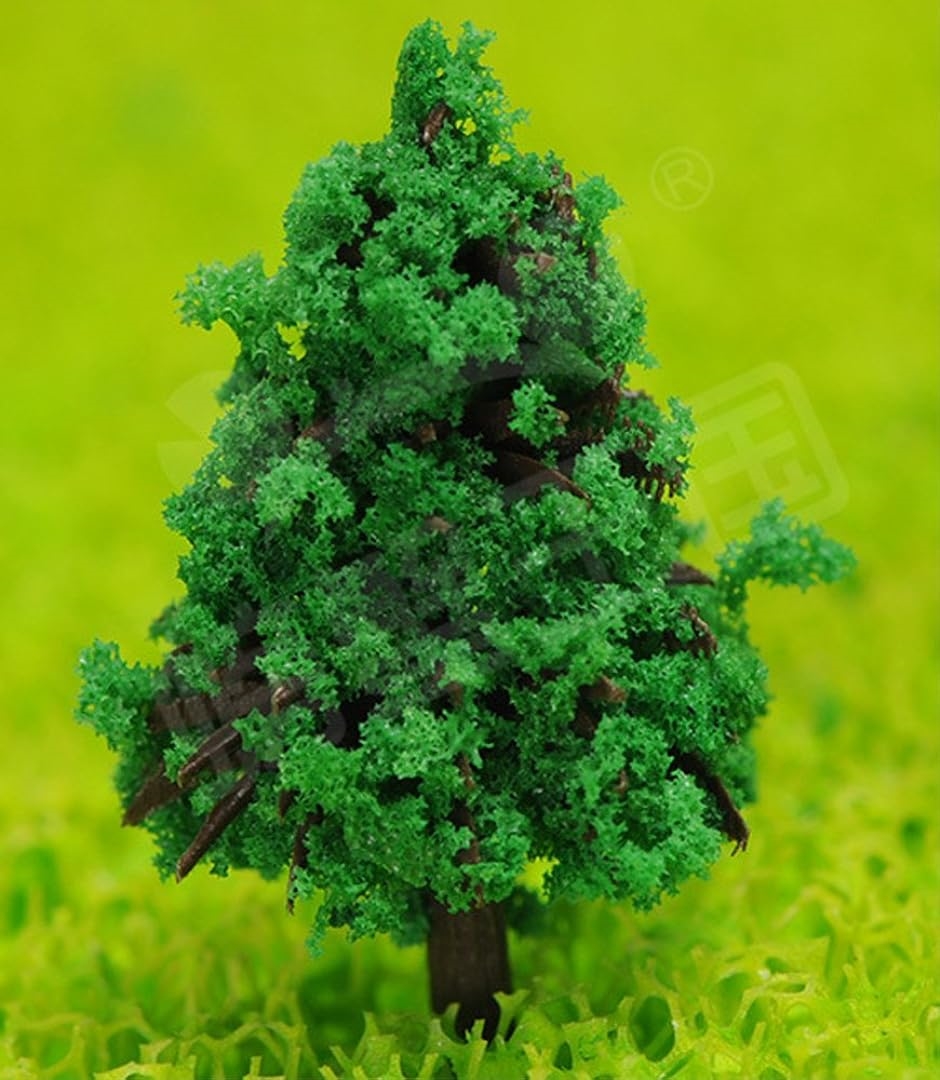大きめ 模型用樹木 6センチ 50本セット Nゲージ ジオラマ パース( 緑樹)｜zebrand-shop