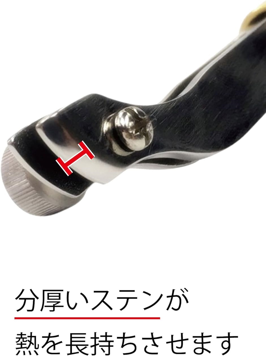 ネジ捻 レザークラフト 革工具 黒檀 304ステンレス a010( 1.5)｜zebrand-shop｜04