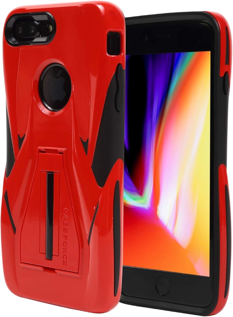 iPhone7Plus iPhone8Plus �P�[�X �ϏՌ� ��(Bright Red,  iPhone7Plus / 8Plus)