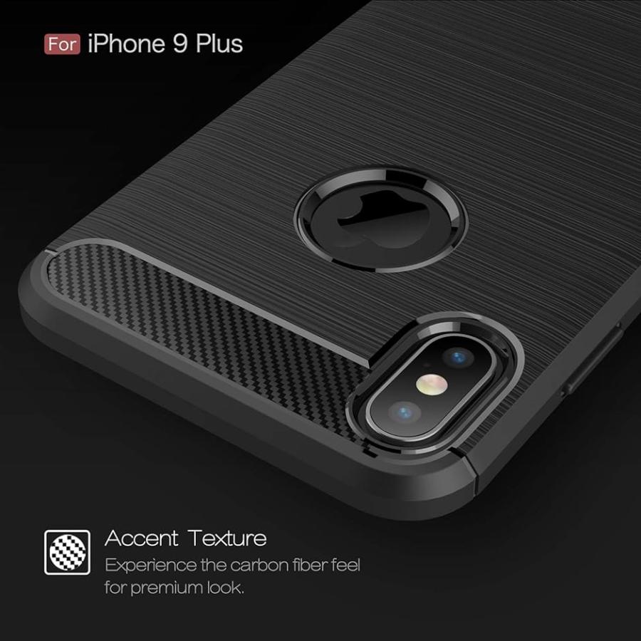スマホリングスタンド付ケース カバー 炭素繊維 TPU シリコン素材を使用した( iPhone XS Max 6.5 inch)｜zebrand-shop｜04