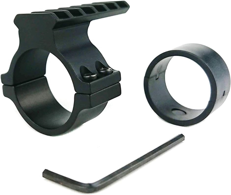 ボルトロック マウントベース マウントリング スコープマウント 25.4mm 30mm 径対応 リングスコープ( ブラック)｜zebrand-shop