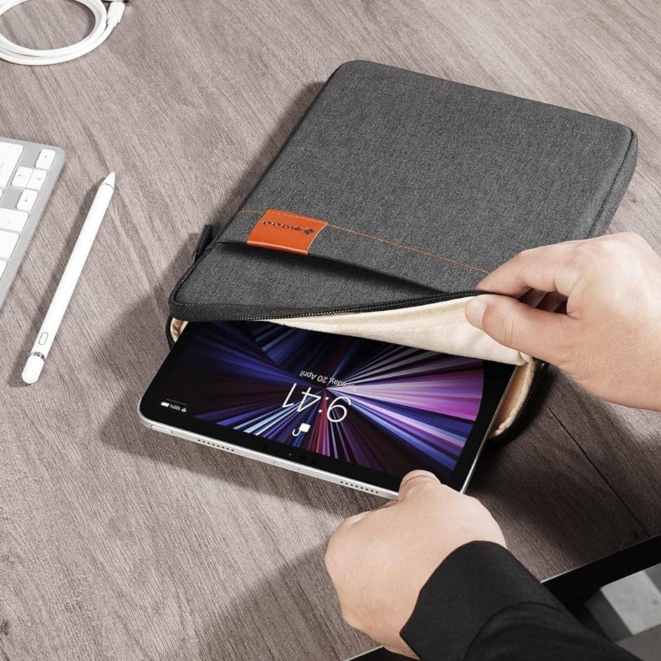 タブレットケース ラップトップケース iPad カバー ポケット MDM( ダークグレー,  7.9 - 8 Tablet / 8.3)｜zebrand-shop｜05