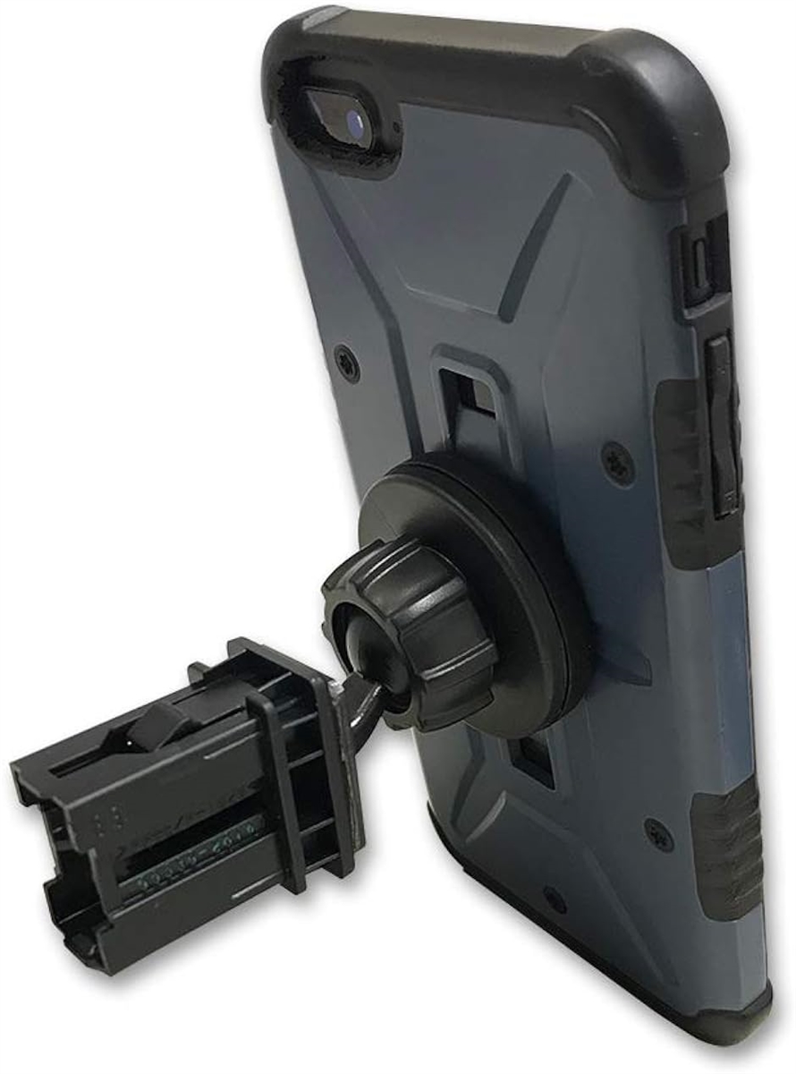 社外品 ハイエース専用 200系 4型/4.5型 マグネット 磁石式 スマートフォン スマホ ホルダー 携帯 車載ホルダー強力( 黒)｜zebrand-shop