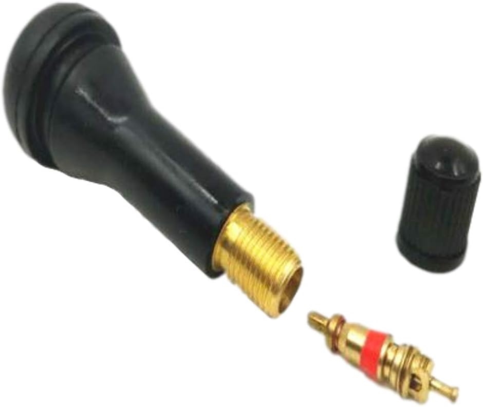 エア ゴム バルブ キャップ 付 チューブレスバルブ タイヤ 用 TR413