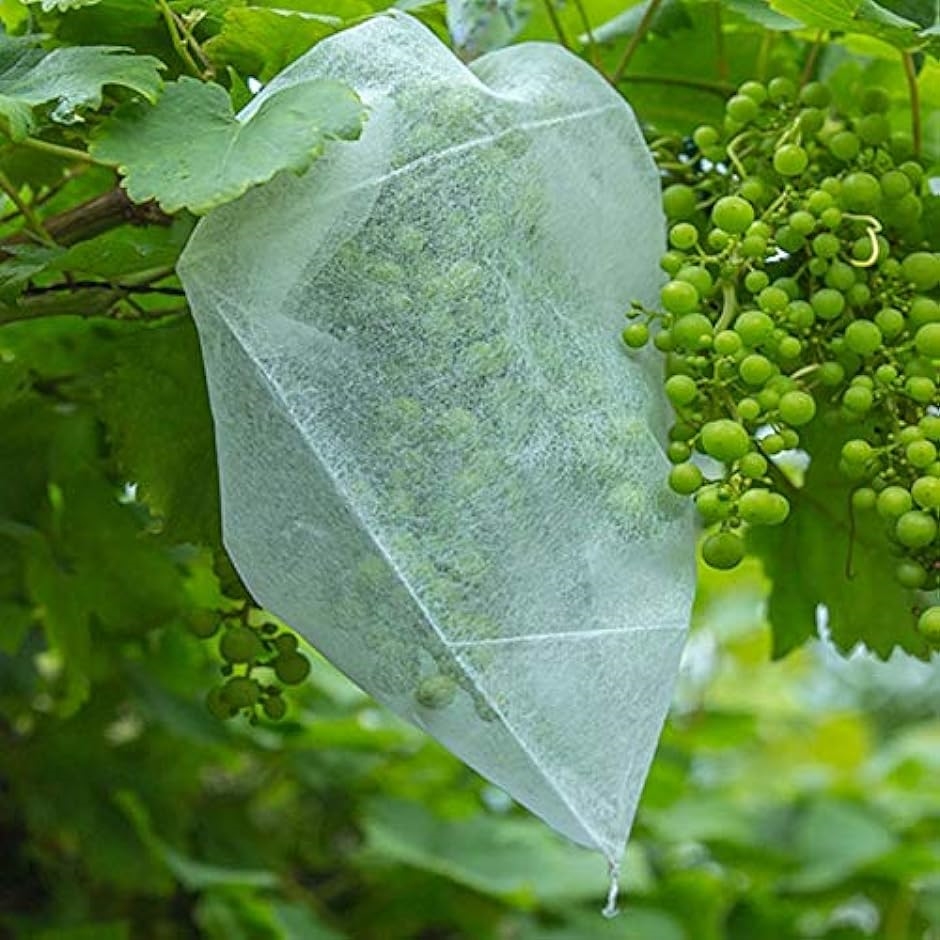 果物袋 保護ネット 防虫 防鳥 巾着袋 害虫 鳥よけ網 フルーツ 農業 園芸 種入れ 50セット( 10cmx15cm 50セット) | ブランド登録なし | 07
