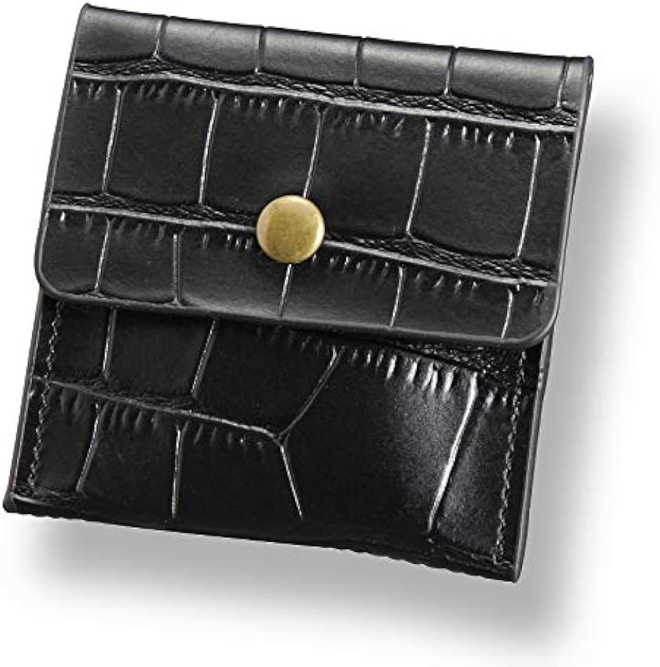 高級 PU 革 レザー ポータブル ポケット サイズ 黒( 1.黒,  携帯灰皿)