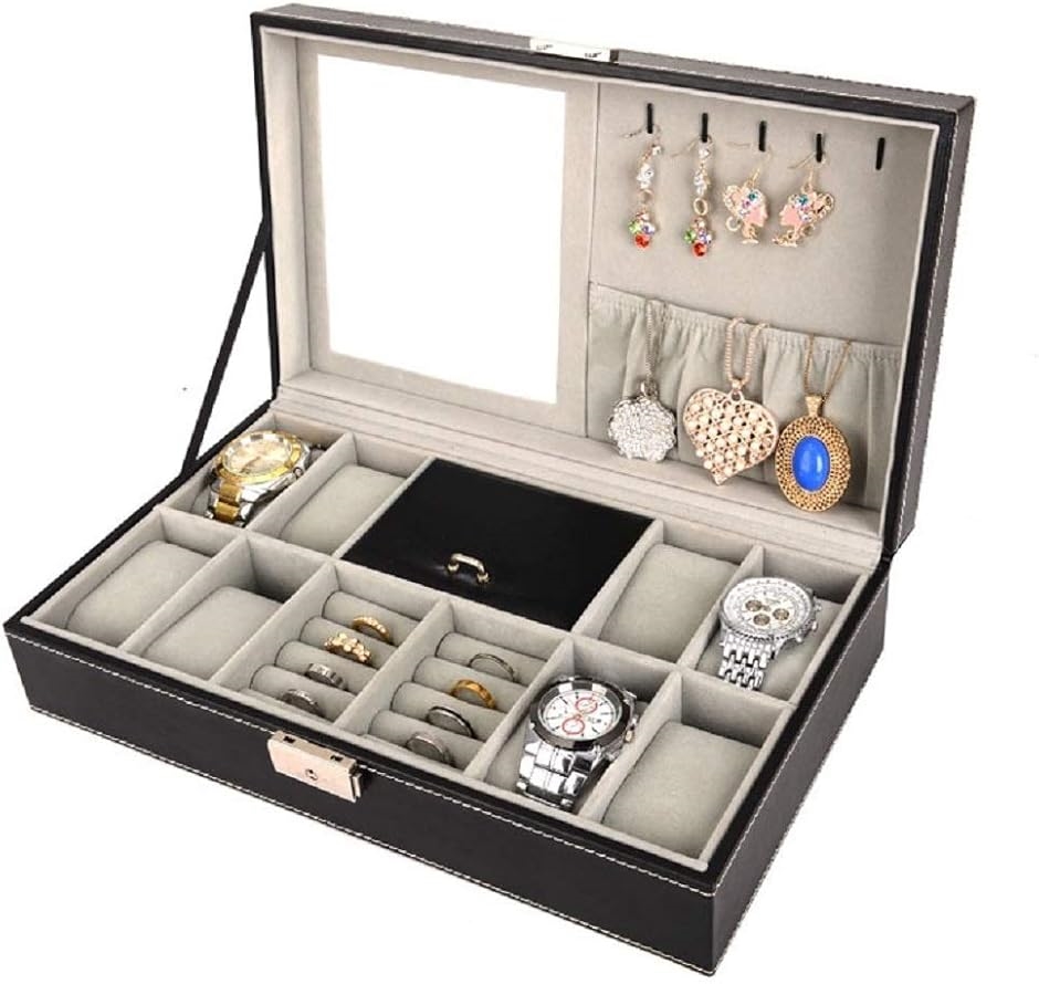 ジュエリー 腕時計 ケース ボックス アクセサリー ウォッチ 8本用 小物