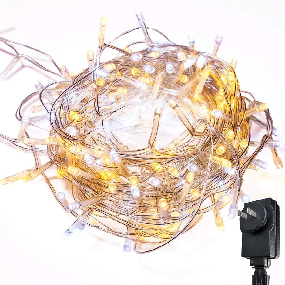 200 LED�X�g���b�v��F�f�U�C�� �C���~�l�[�V���� 13m �����P�[�u��( �g���F+���F,  200 LEDs 13M)