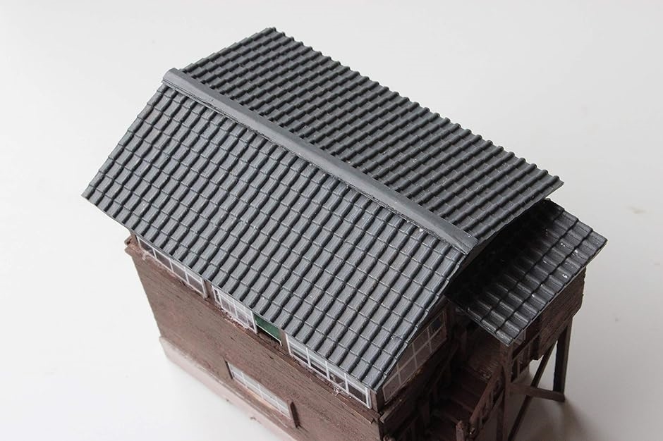 Amazon.co.jp: ZERONOWA ジオラマ 屋根瓦シート ミニチュア 建築